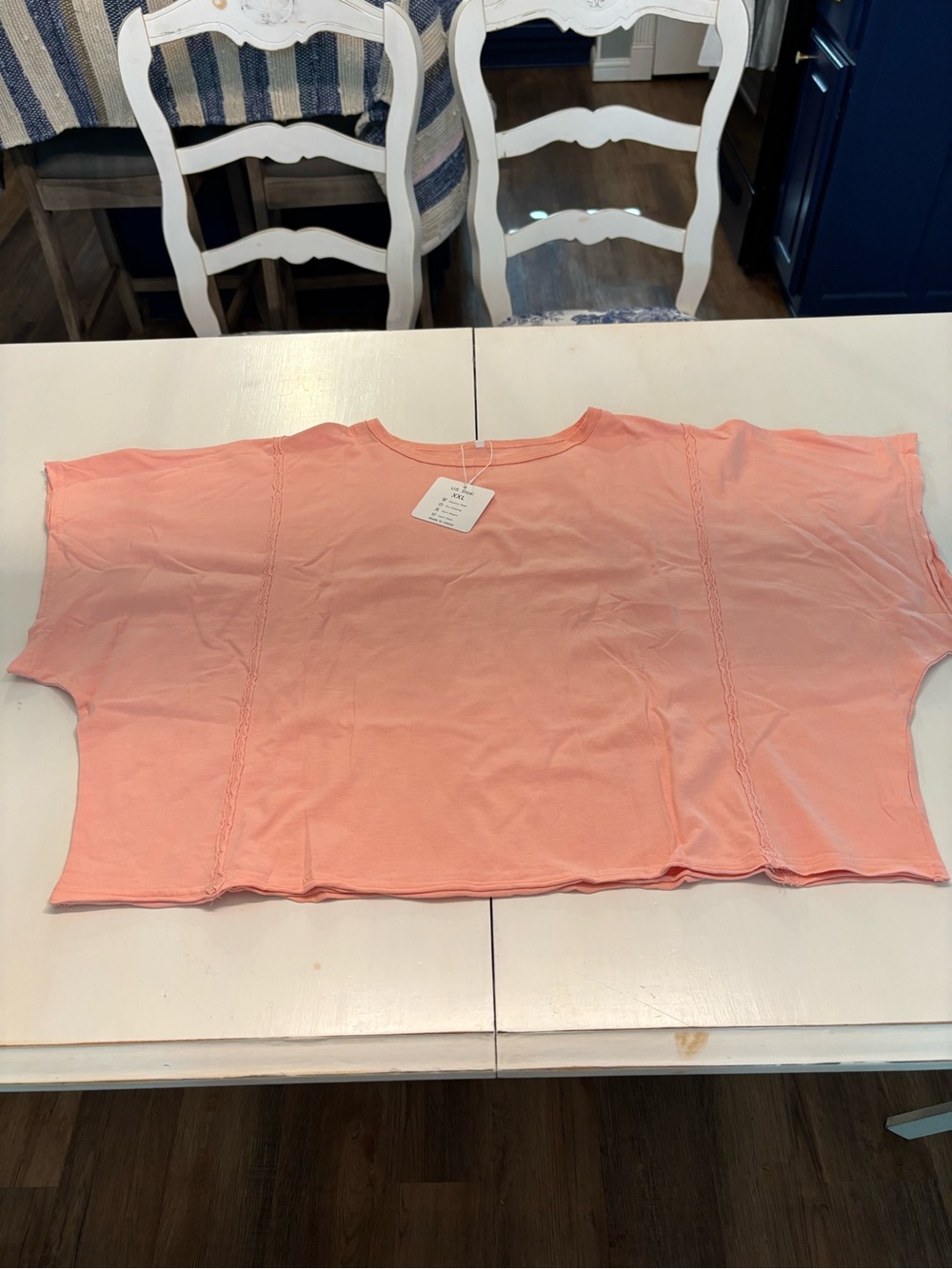 Soft Boxy Knit Top - Coral Pink
